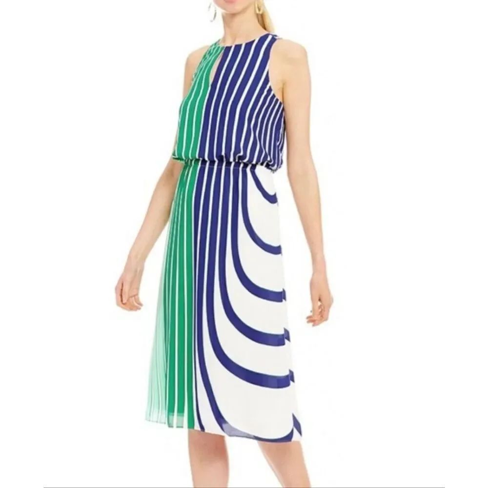 Adrianna Papell Bold Striped Dress